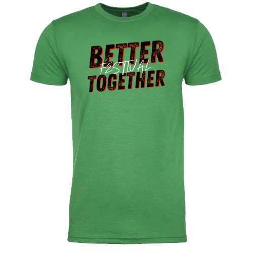 better together festival reggae t-shirt