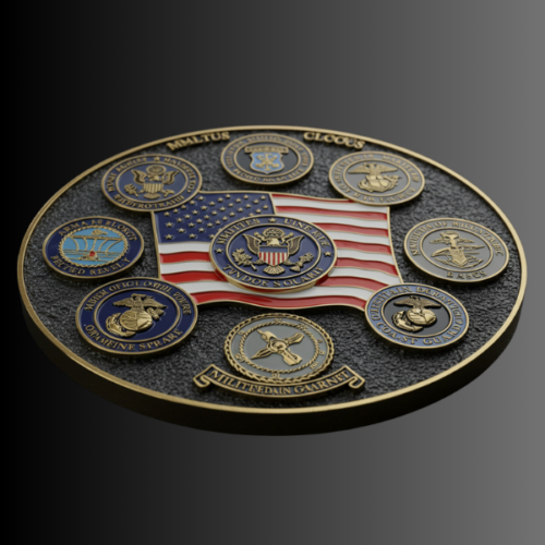 custom military challenge coins